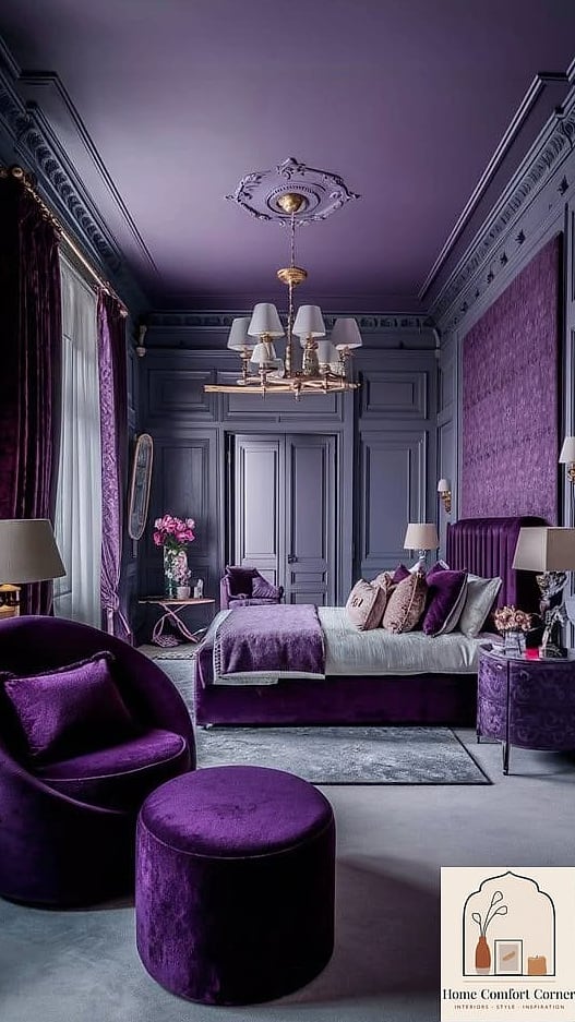Purple and Neutral Boucle Textures
