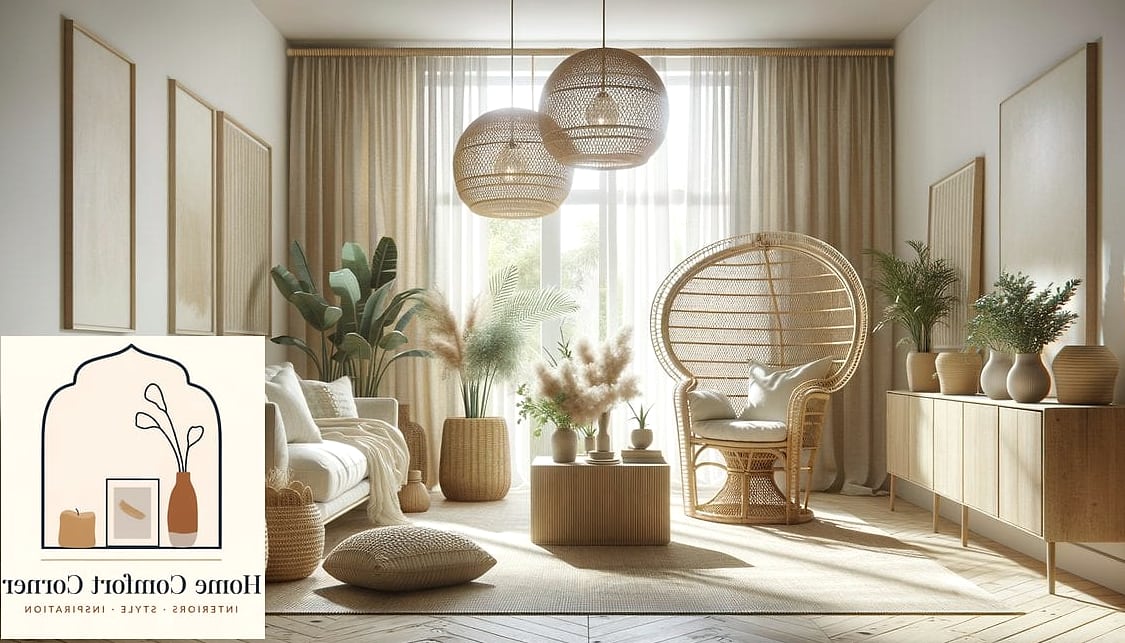 16 Beautiful Spring Home Decor Inspiration Photos Worth Saving 5 Rattan and Wicker Accents