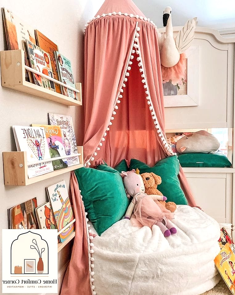 Reading Nook with Oversized Pillows