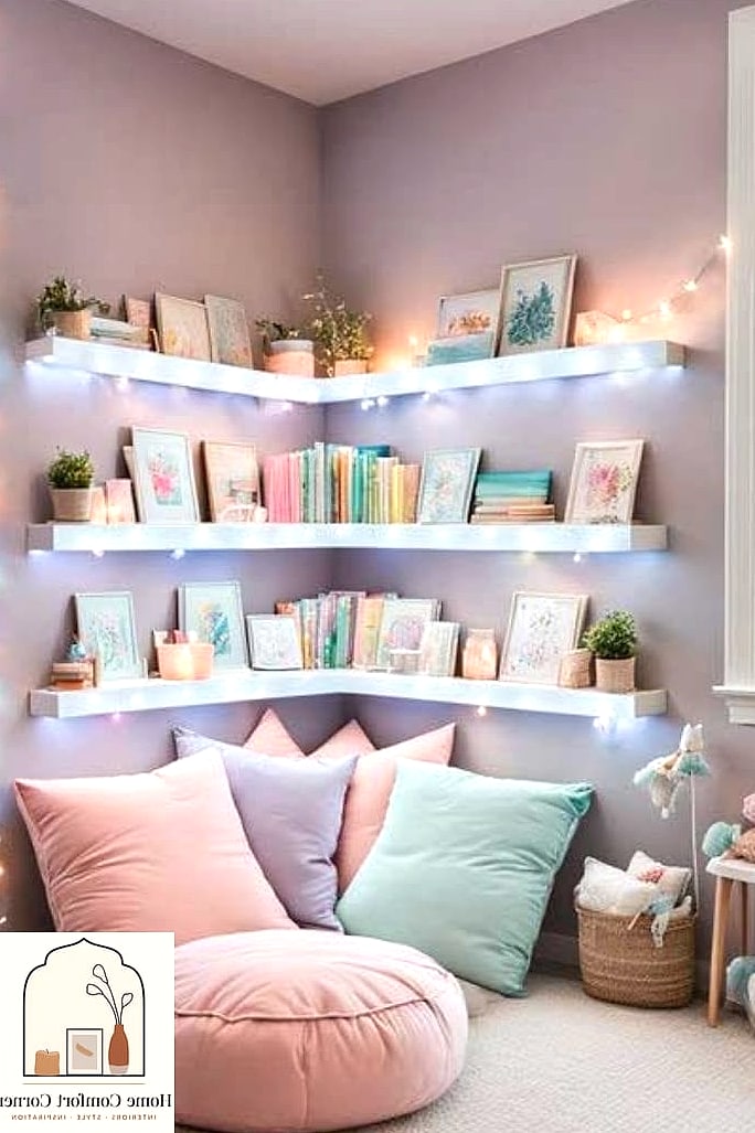 A Reading Nook Built Into a Closet