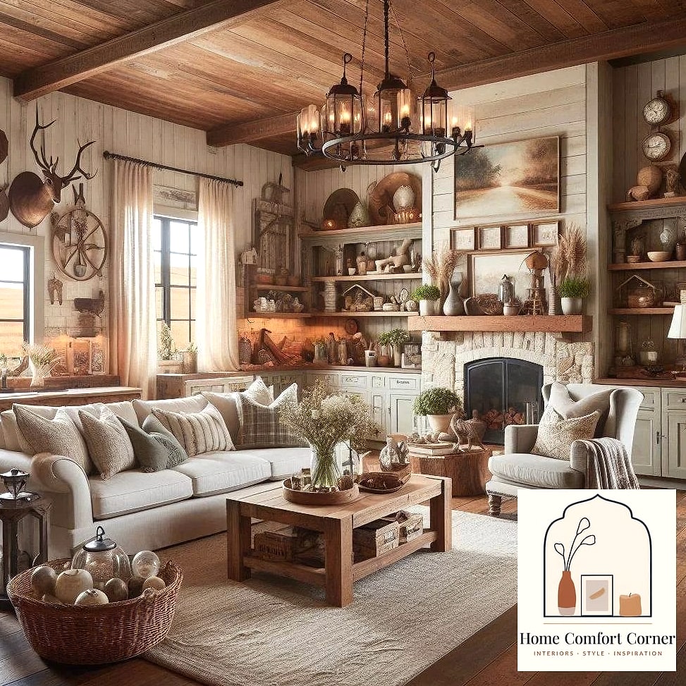 18 Farmhouse Decor Inspiration Boards You'll Want to Copy 4 Reclaimed Wood Accent Wall