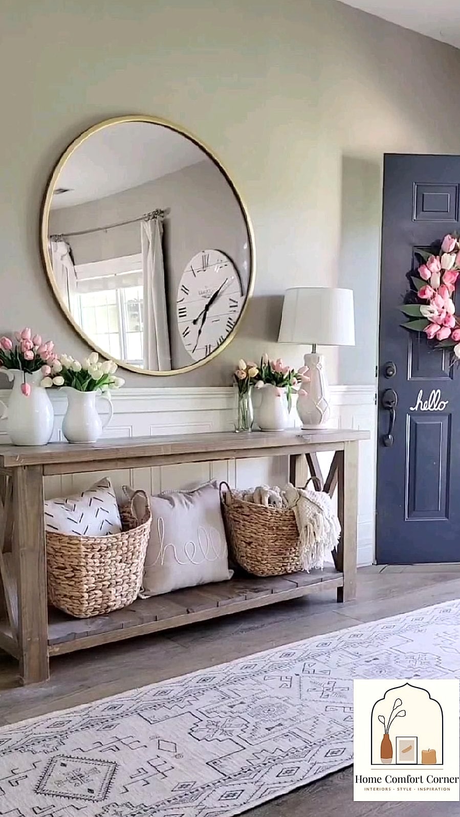 Refresh Your Entryway With a Woven Door Mat