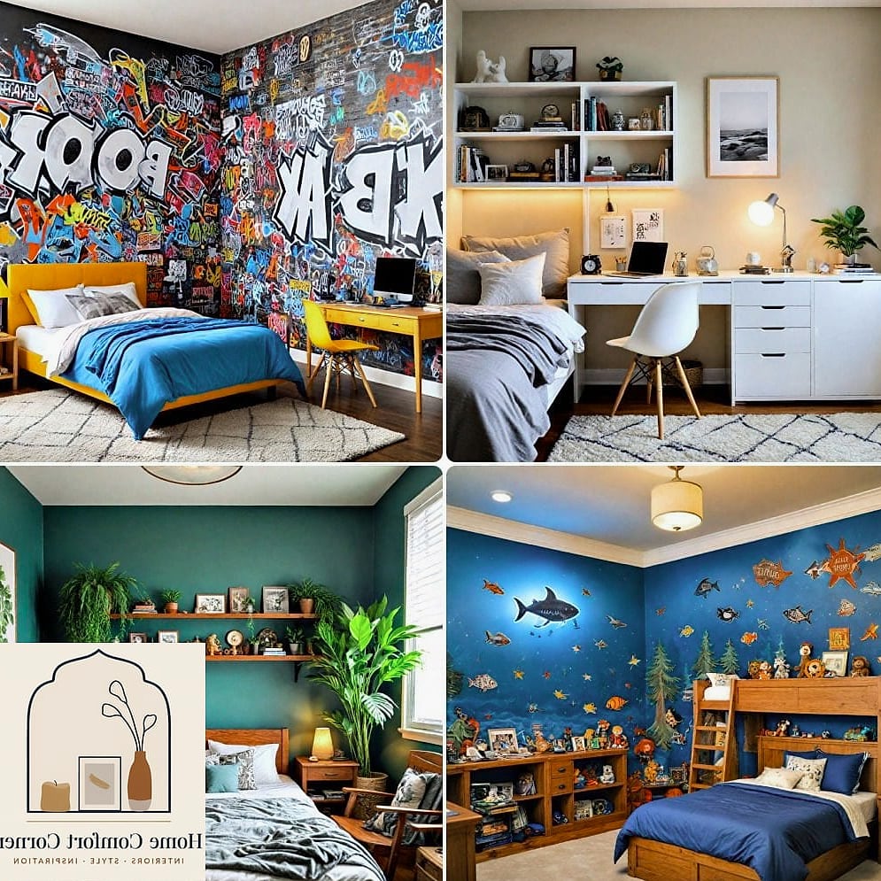 17 Boy Room Ideas Concepts That Are Actually Achievable on a Budget 11 Repaint or Reupholster an Old Desk Chair