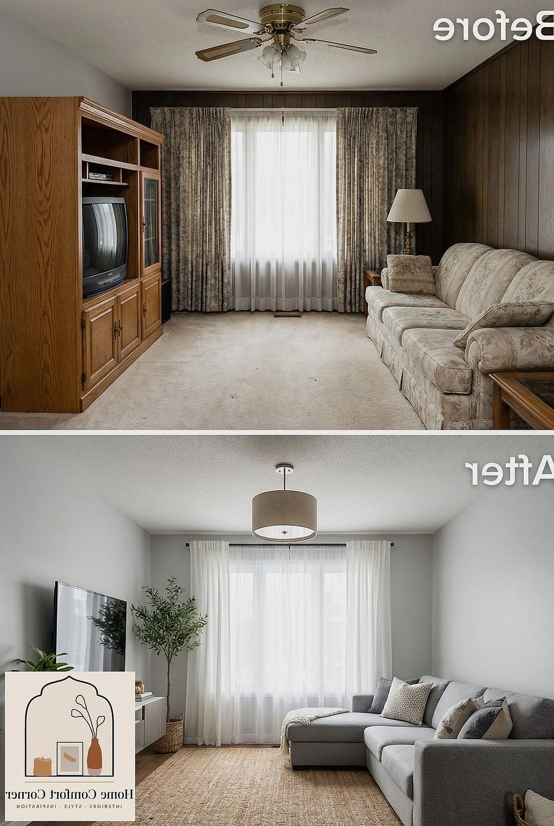 Replace a Boring Mirror with an Oversized Round One