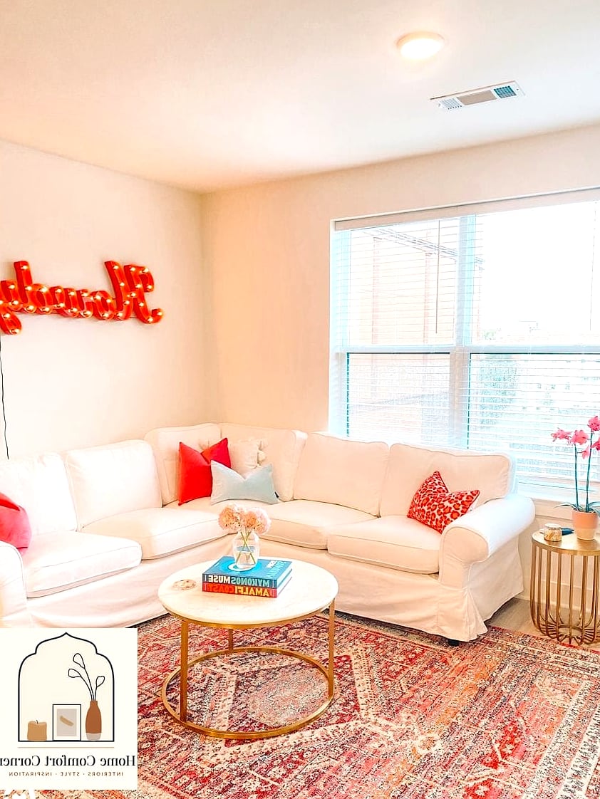 Replace Cheap Curtains with Floor-Length Panels