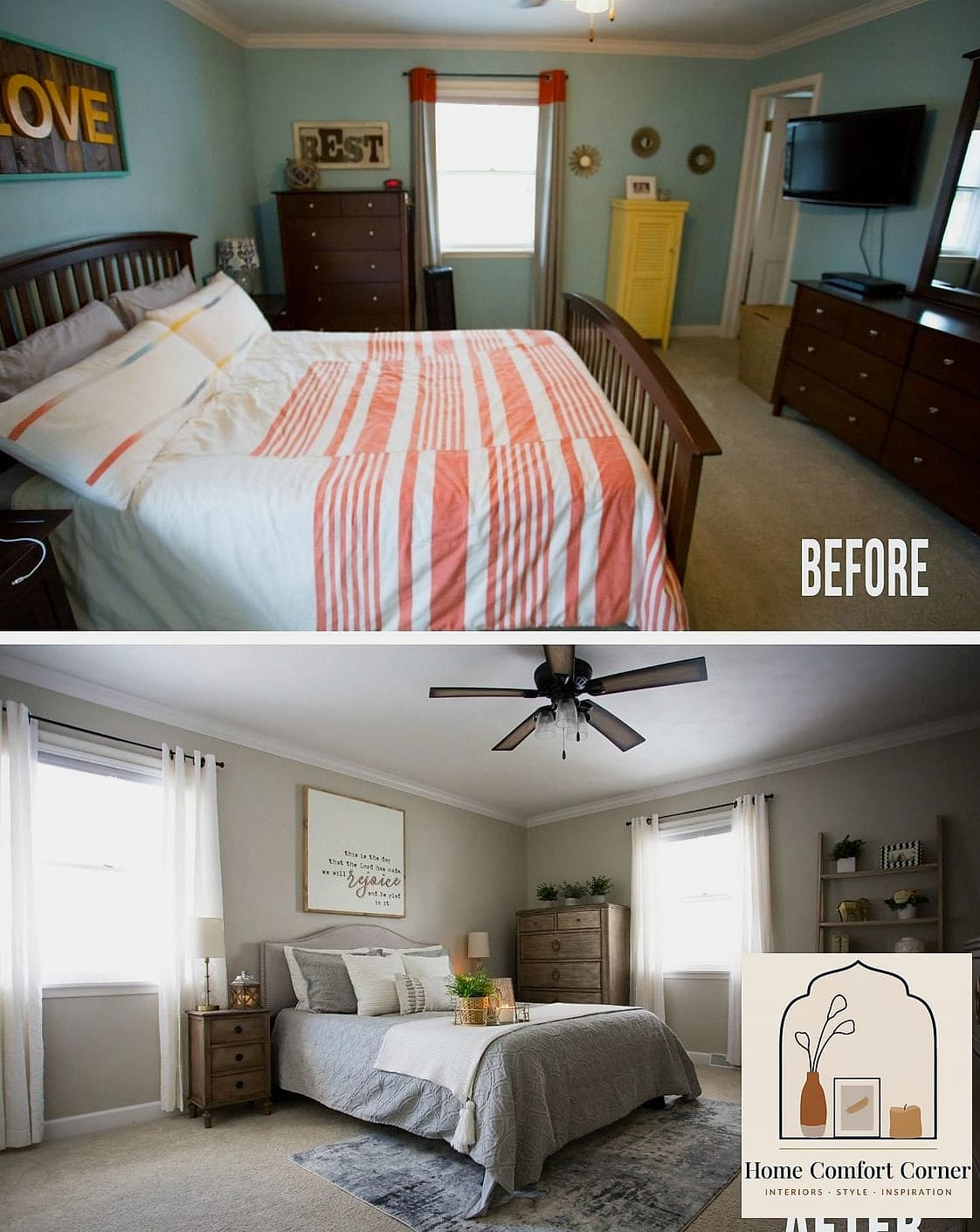 Replace a Flat Bed Frame with an Upholstered Headboard