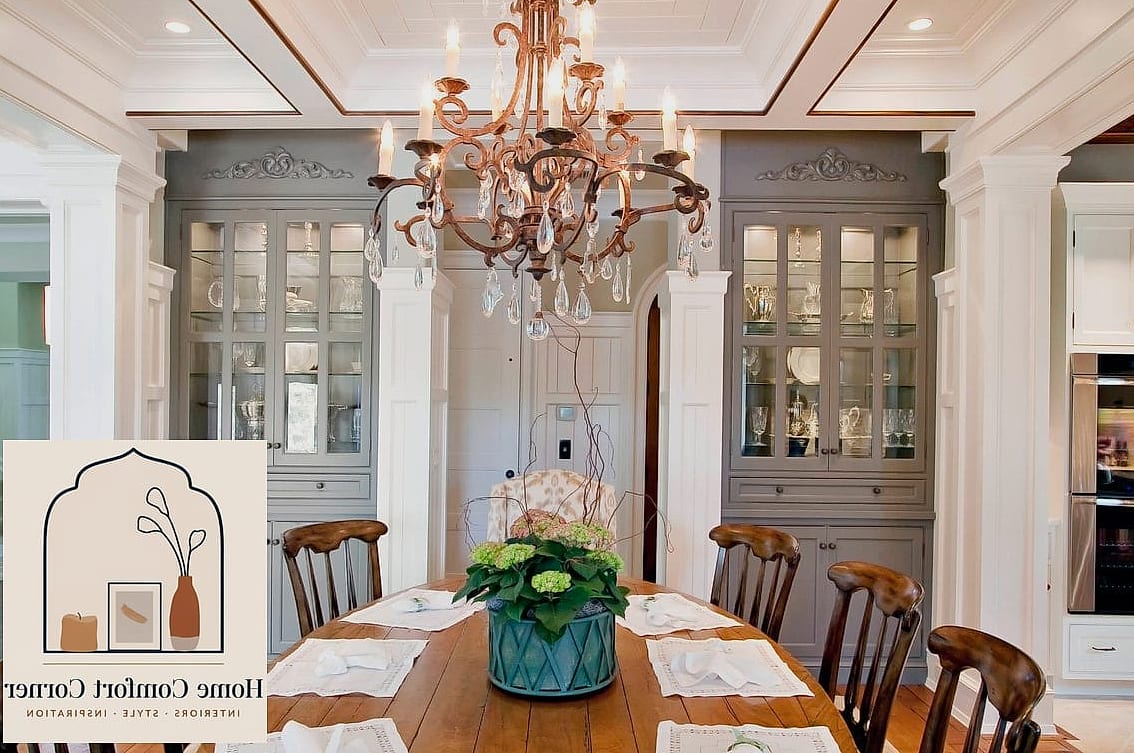 18 Dining Room Decor Ideas Before and After Transformations to Inspire 18 Replacing a China Cabinet with Open Shelving