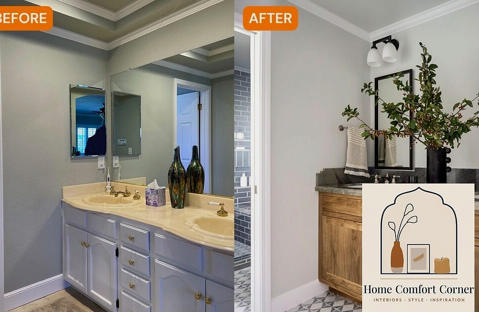 Replacing a Vanity for a Custom Look
