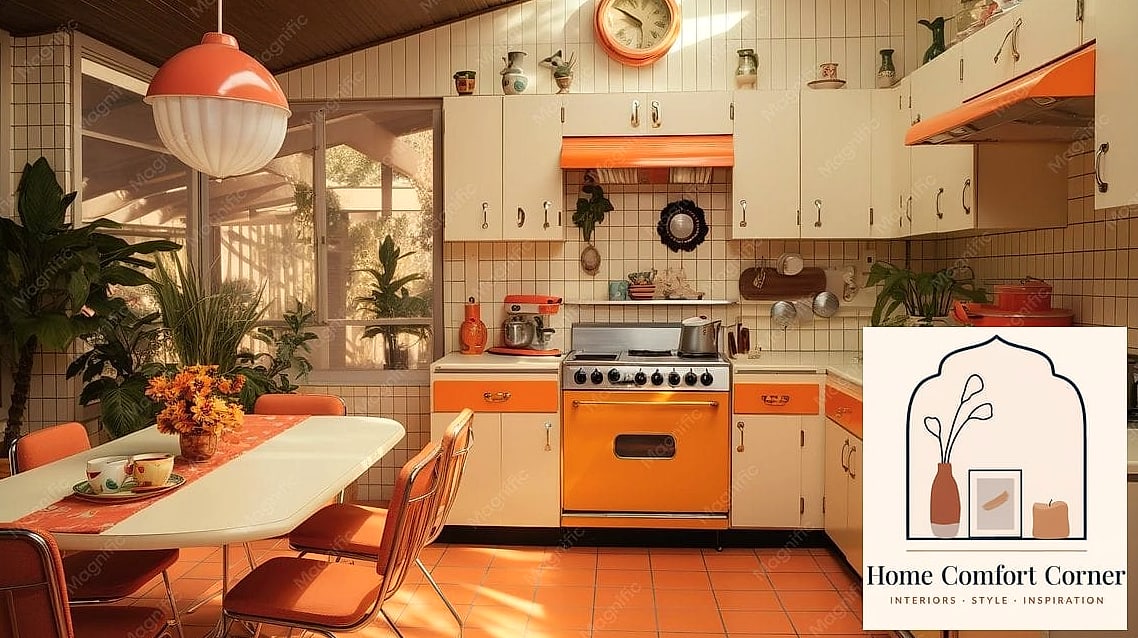 25 70S Home Decor Ideas That Are Both Stylish and Practical 24 Retro Kitchen Color Schemes