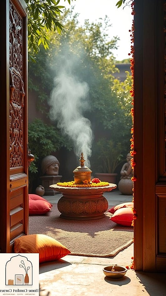 19 Pooja Room Ideas Indian Modern Designs You Need to See Right Now 19 Rooftop or Terrace Pooja Pavilion