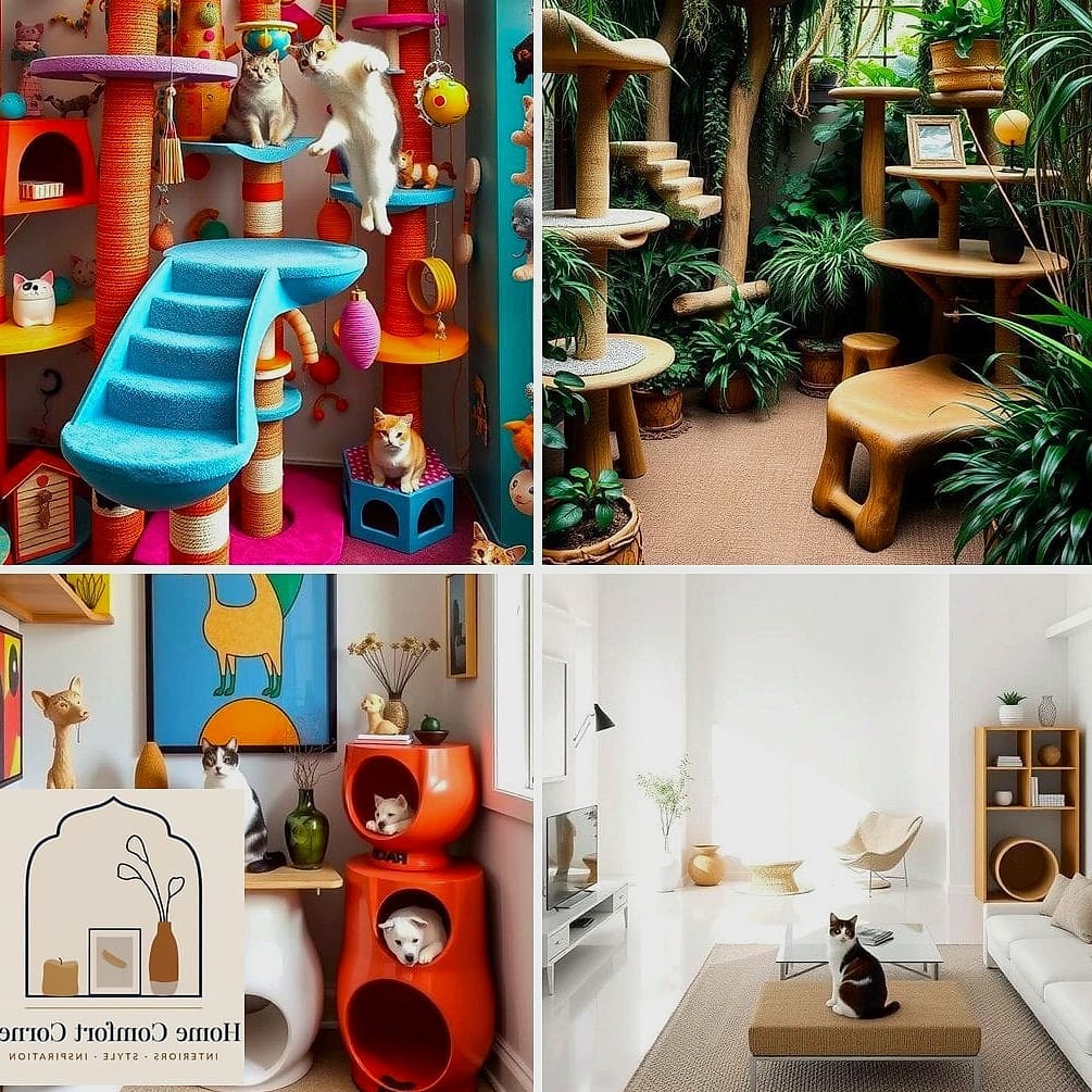 23 Stunning Cat Room Decor Ideas for Every Budget 13 Rotating Seasonal Decor Shelf