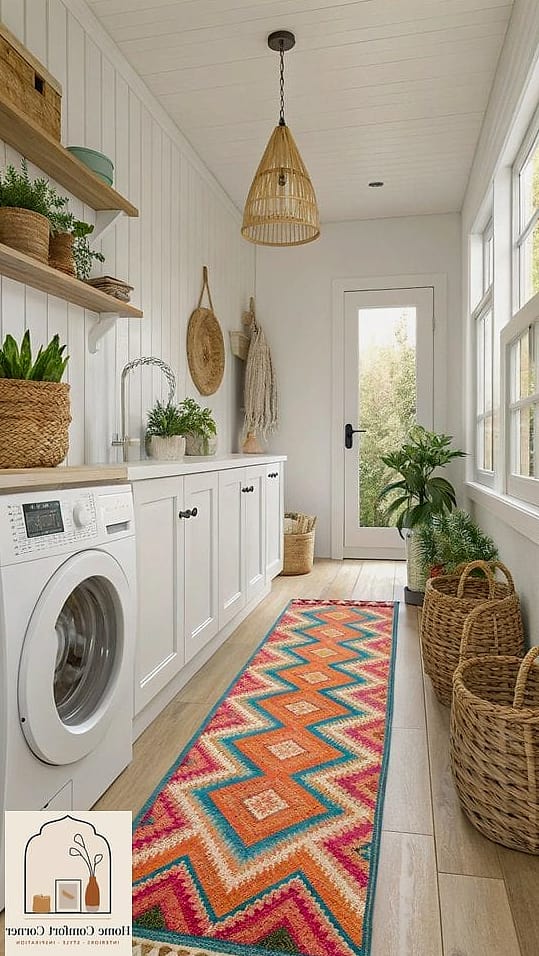 A Runner Rug for Comfort and Color