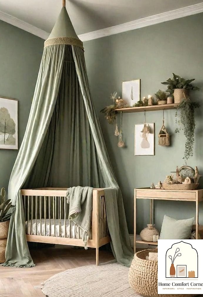 25 Green Room Decor Looks We're Obsessed With This Year 23 Sage Green Kids Room