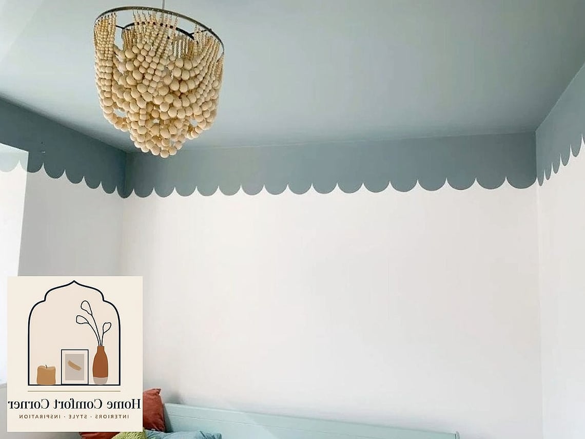 Scalloped Edges on Shelving and Furniture