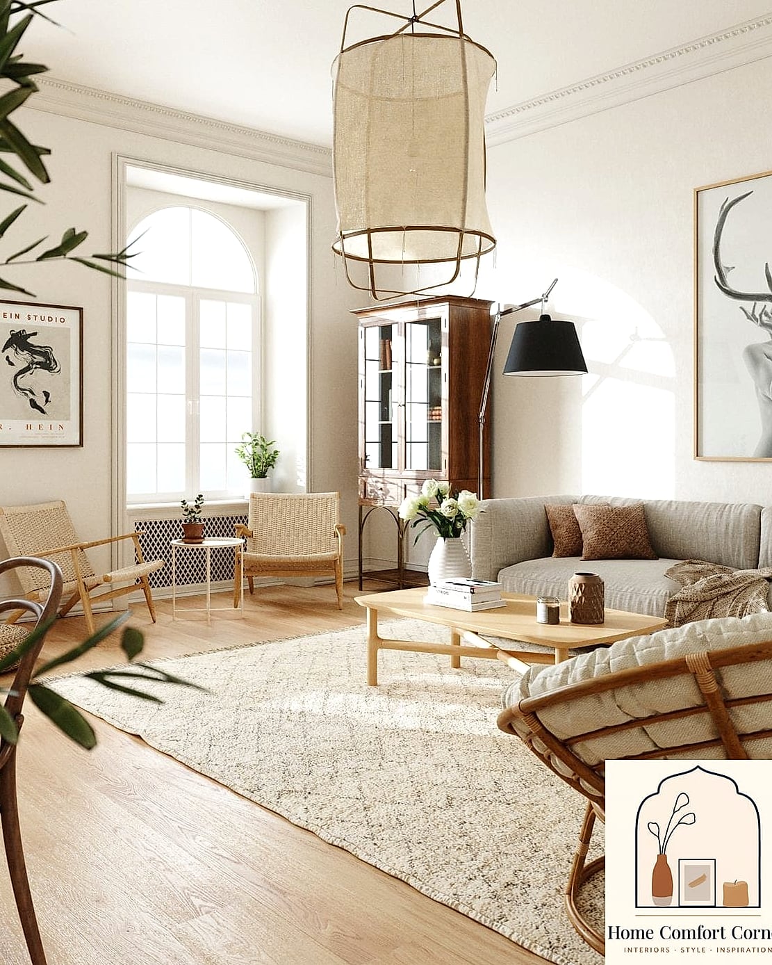 Scandinavian-Inspired Dining Nook