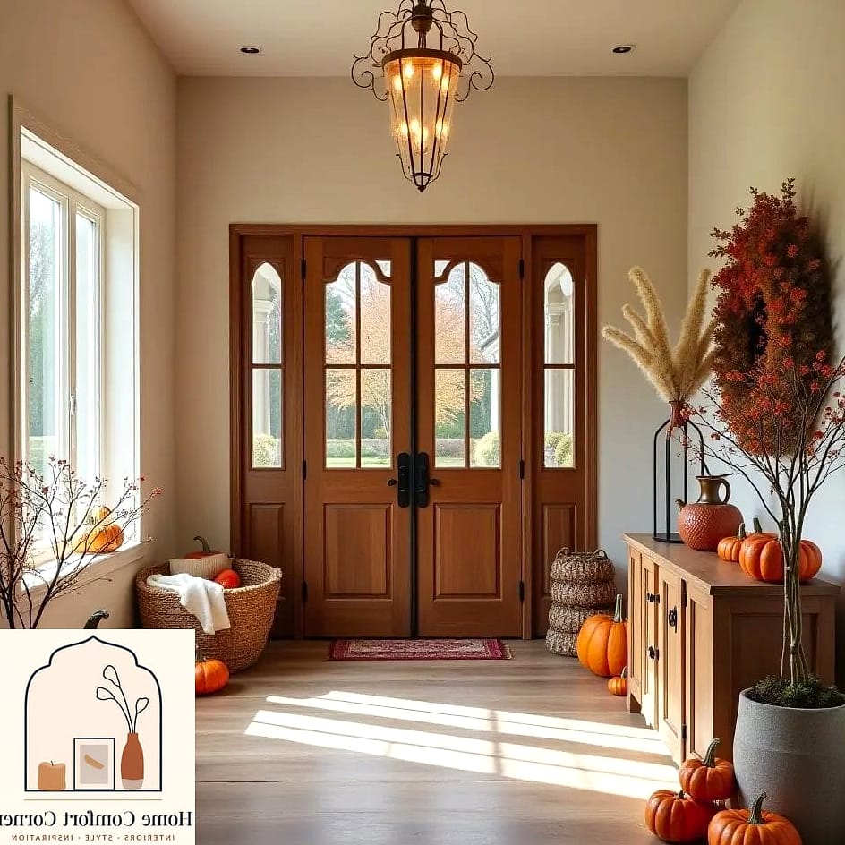 Seasonal Decor Rotation on a Console Table