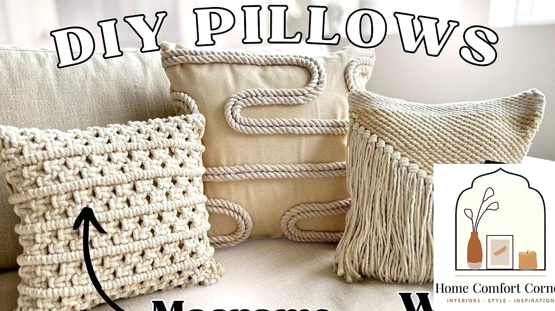 No-Sew Throw Pillow Covers