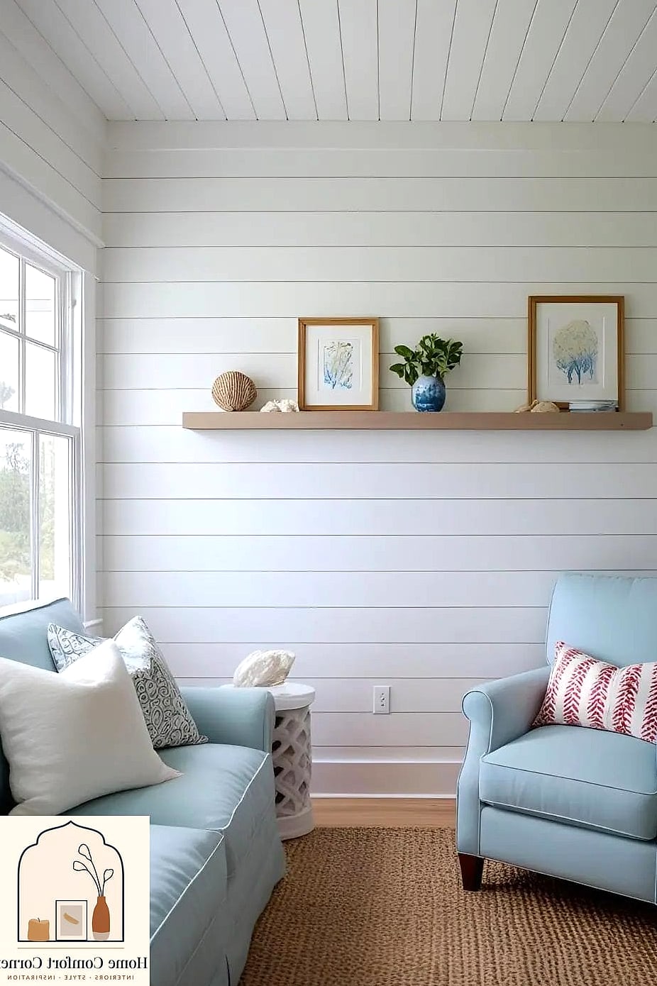 Shiplap or Beadboard Accent Wall