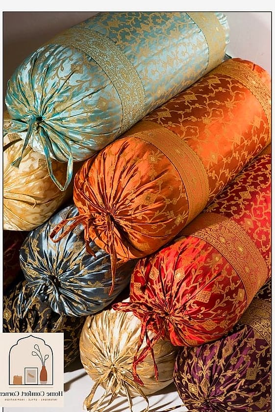 19 Indian Home Decor Inspiration Boards You'll Want to Copy 16 Silk and Velvet Cushion Mixing