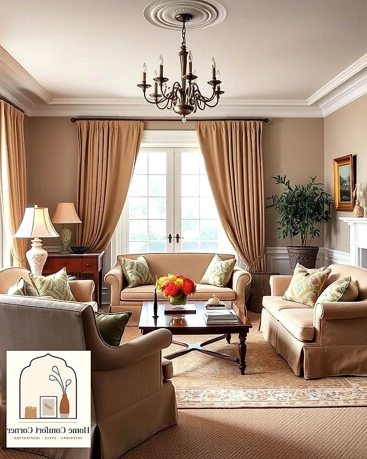17 Classic Interior Design Ideas That Are Trending on Pinterest 7 Skirted Furniture