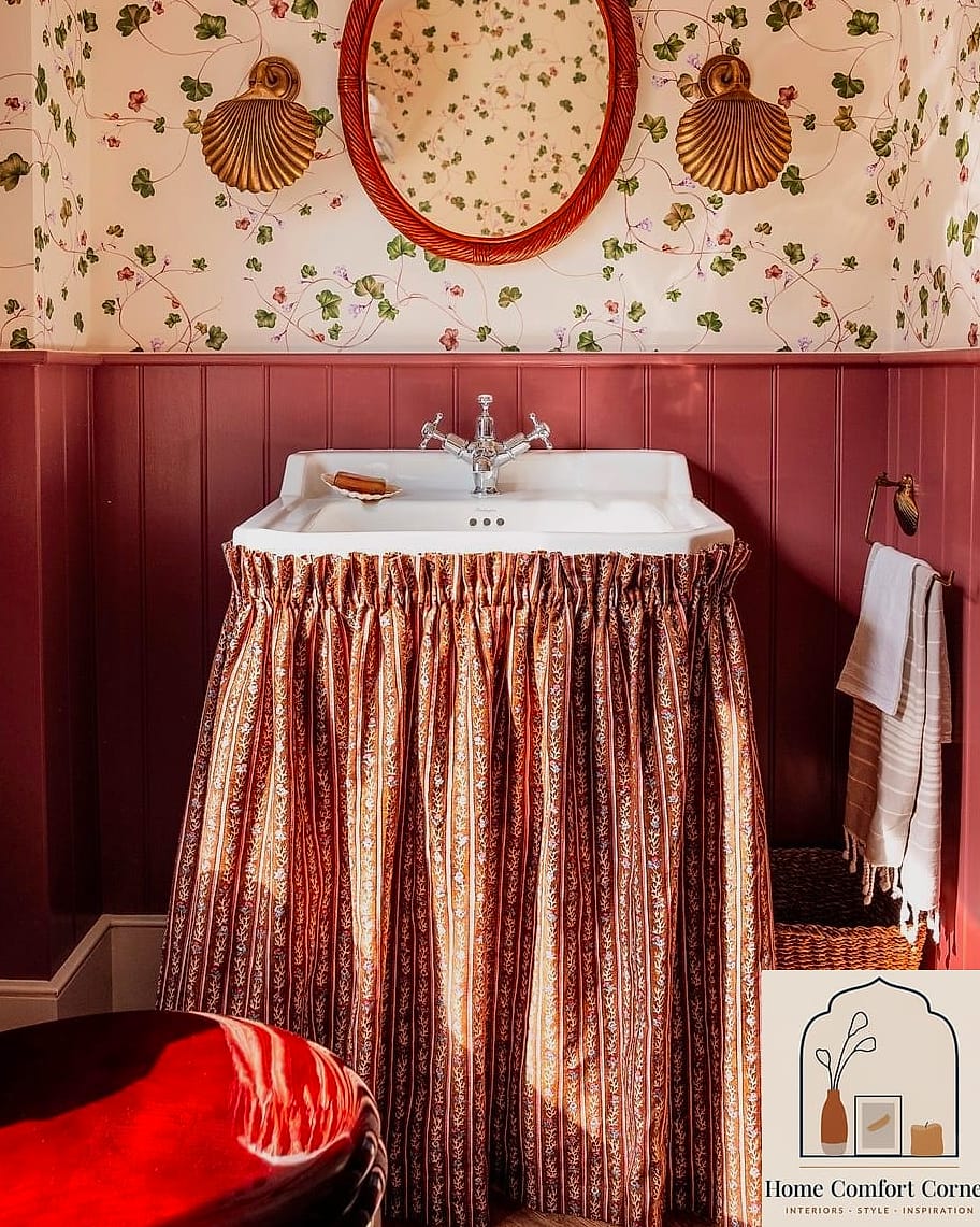 27 Creative Room Decor Ideas Ideas You Haven't Seen Before 23 A Skirted Sink or Vanity