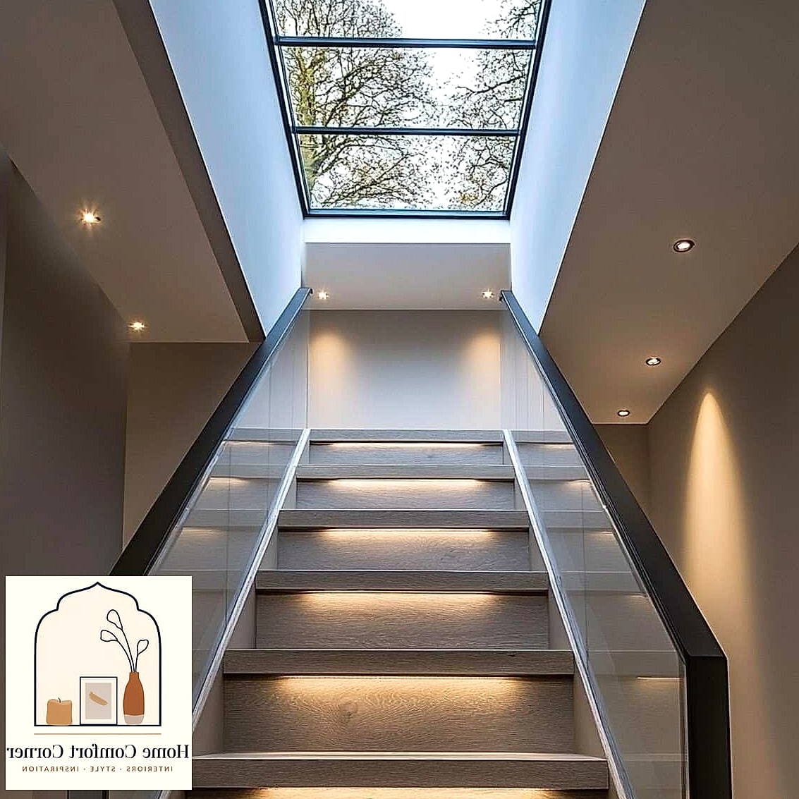 Skylights Above the Staircase