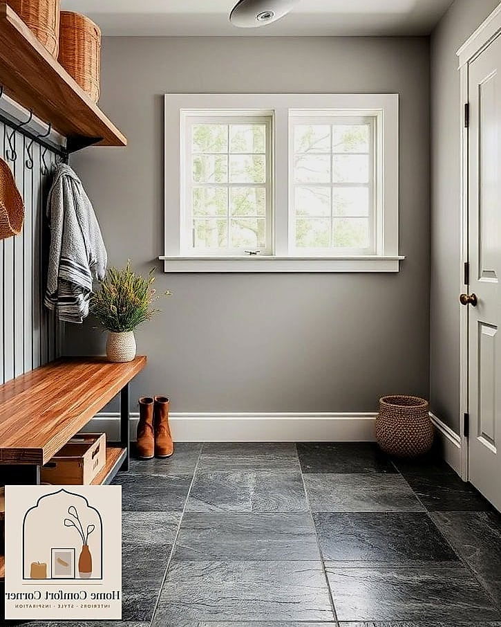 16 Mudroom Decor Photos That Will Inspire Your Next Project 8 Slate Tile With Radiant Heat