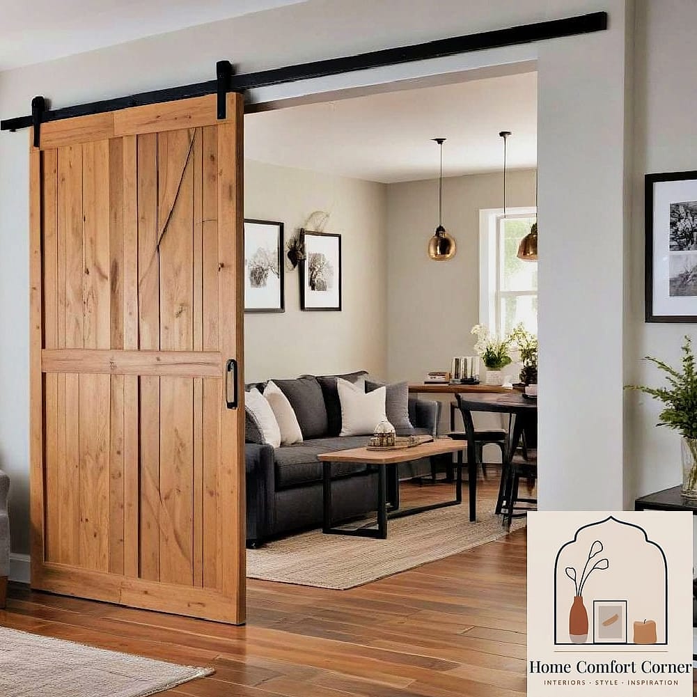Sliding Barn Doors to Hide the TV