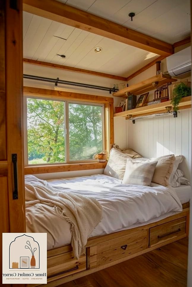 15 Tiny Room Ideas Ideas From Homes We Absolutely Love 13 Sliding Doors Instead of Swinging Ones