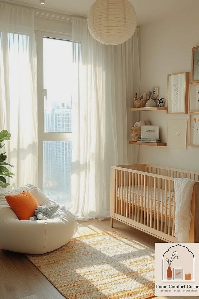 Small Apartment Nursery Nook Maximized