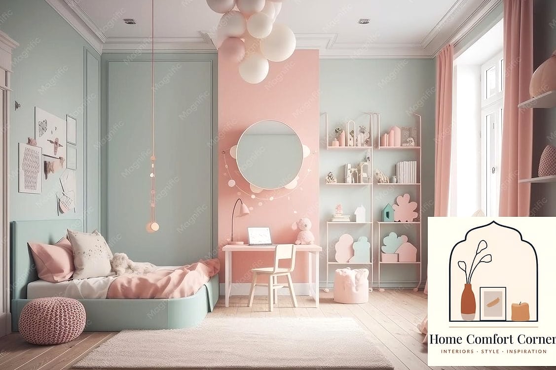 Soft Mint Kids' Room That Doesn't Look Childish