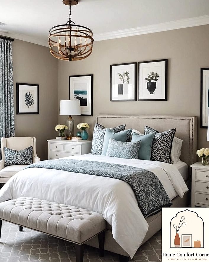 Soft Textiles Layered on the Bed