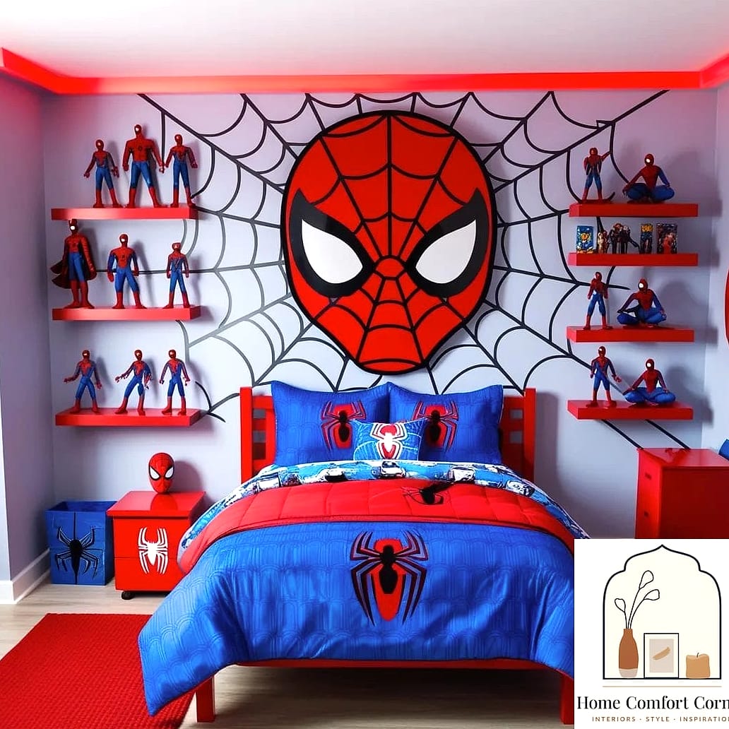 A Spiderman-Themed Toy Storage System