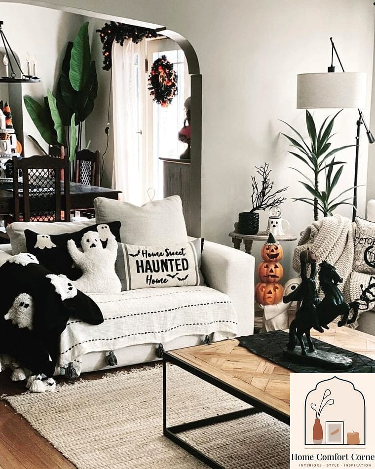A Spooky Reading Nook Refresh