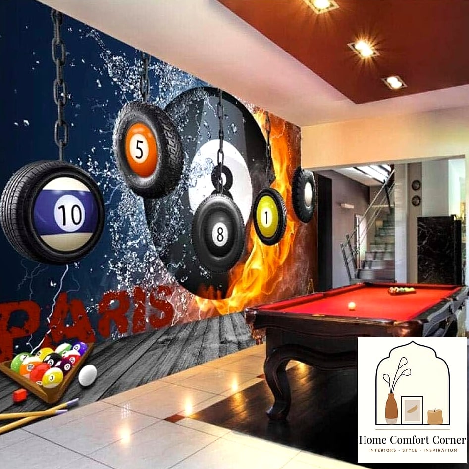 20 Billiards Room Decor Ideas From Homes We Absolutely Love 15 Sports Memorabilia Display Case