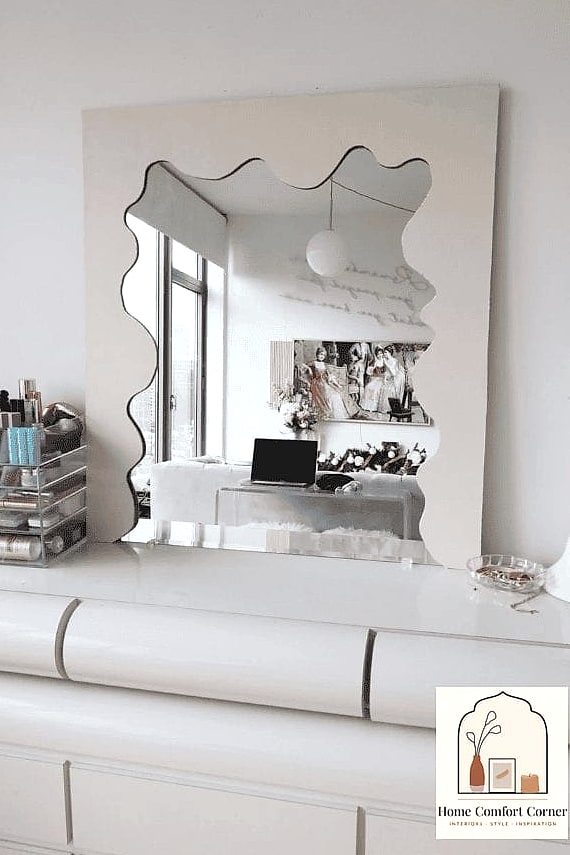 Squiggly Mirrors and Asymmetrical Wall Art