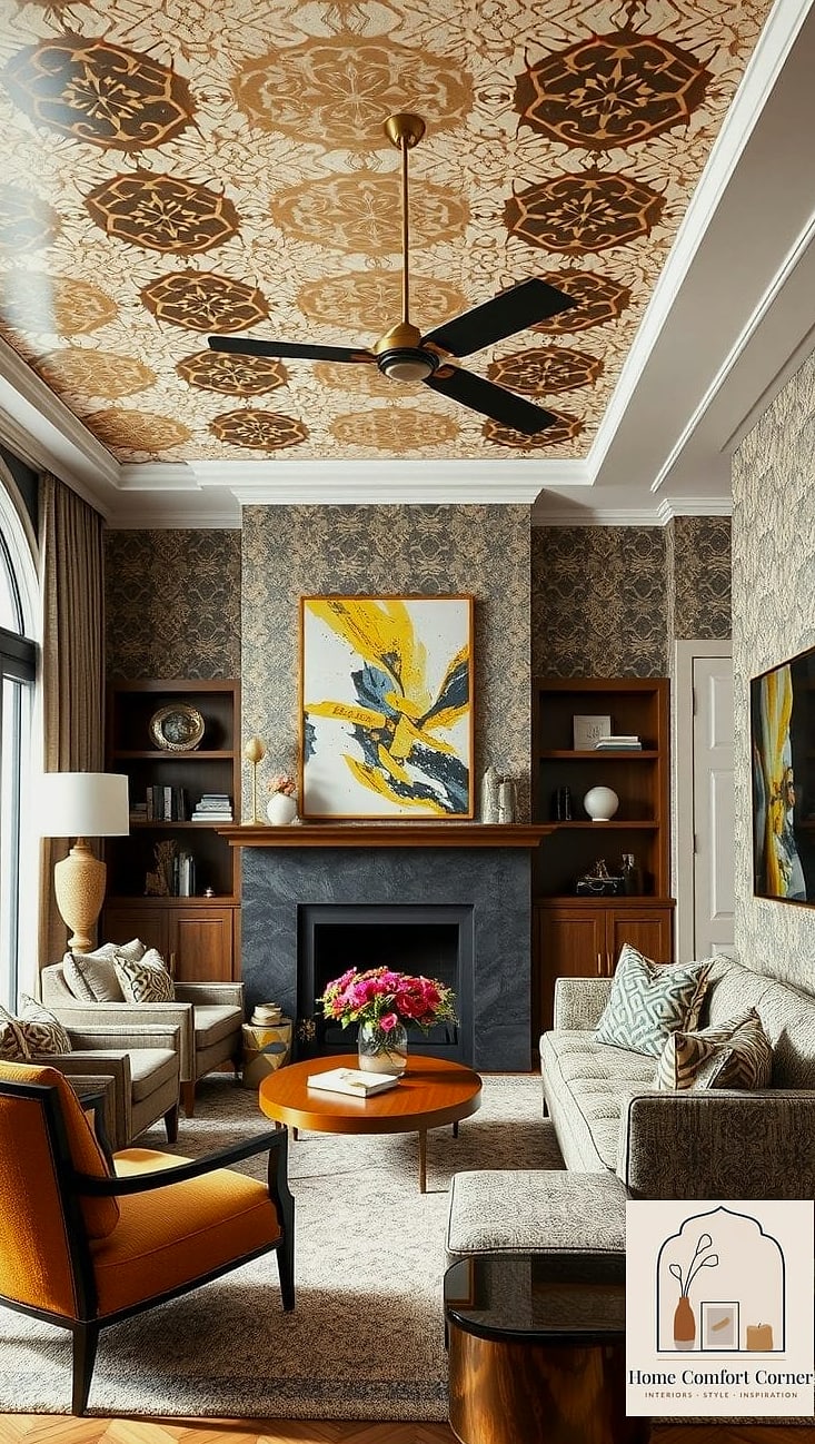 27 Creative Room Decor Ideas Ideas You Haven't Seen Before 17 A Statement Ceiling Fan