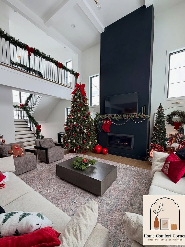 A Statement Christmas Tree Skirt
