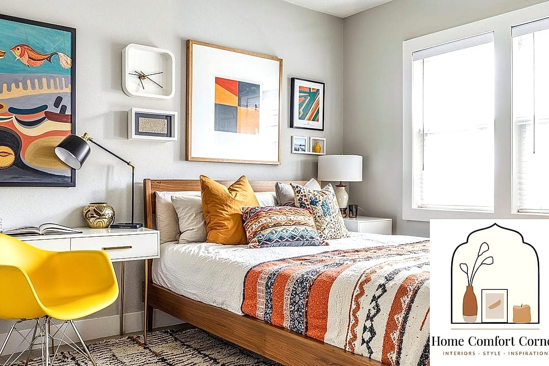 A Statement Headboard Wall