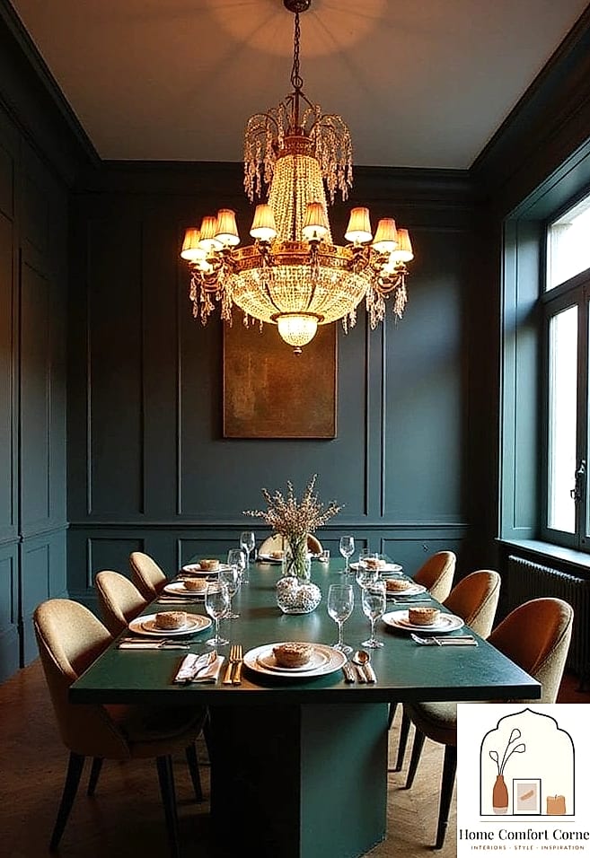Statement Lighting as the Room's Anchor