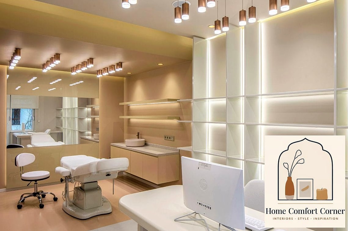 18 Creative Clinic Interior Design Ideas You Haven't Seen Before 8 Statement Lighting Over Waiting Areas
