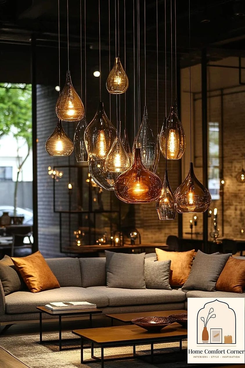 Statement Lighting as the Centerpiece