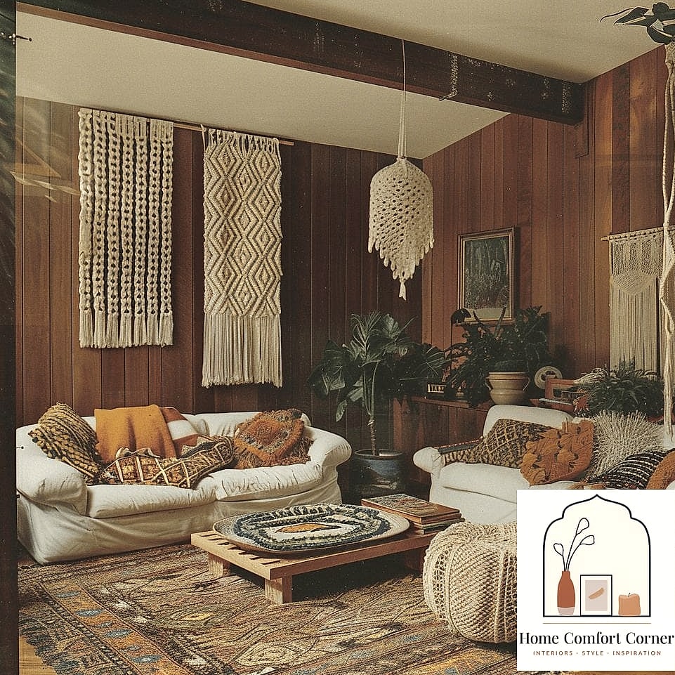 25 70S Home Decor Ideas That Are Both Stylish and Practical 6 Statement Macrame Wall Hangings
