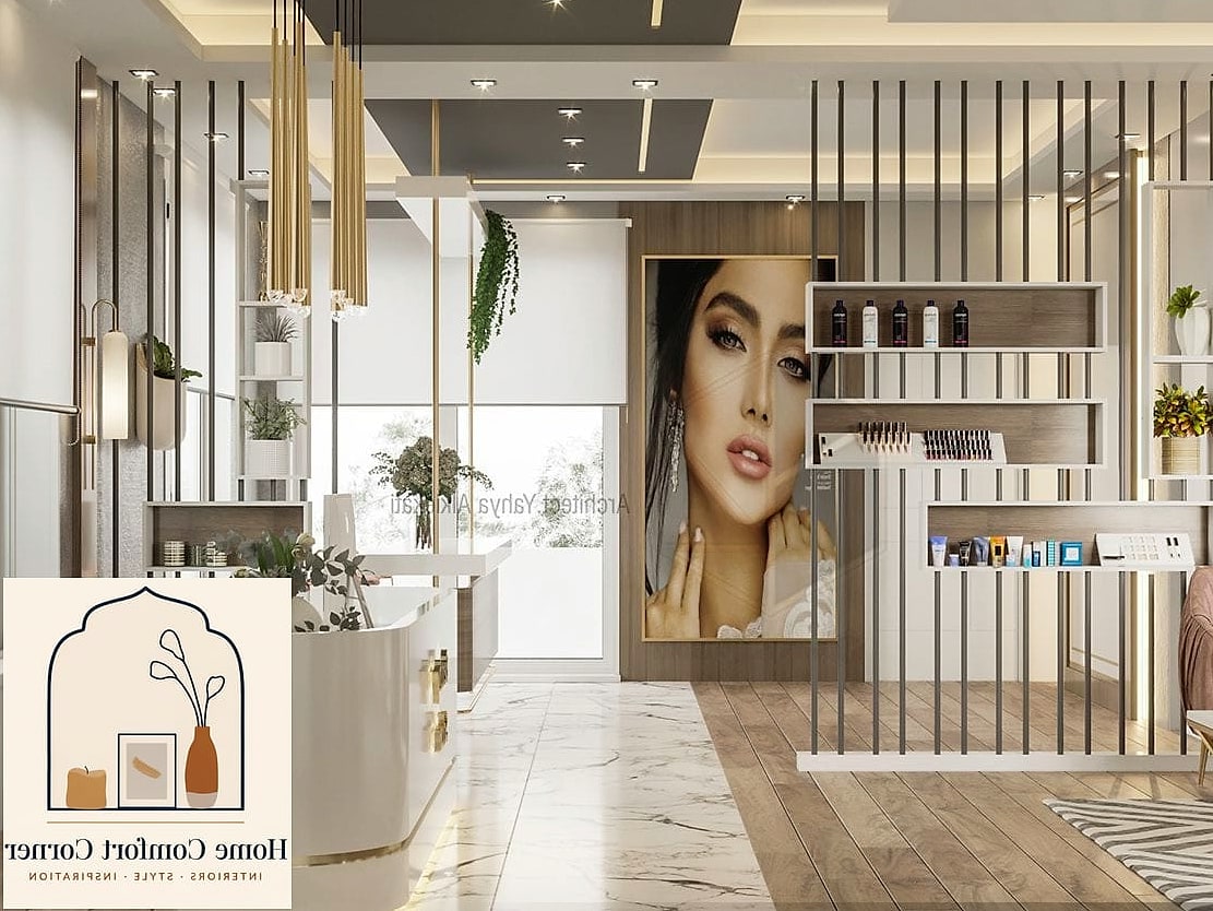19 Salon Interior Design Ideas That Are Both Stylish and Practical 8 A Statement Reception Desk