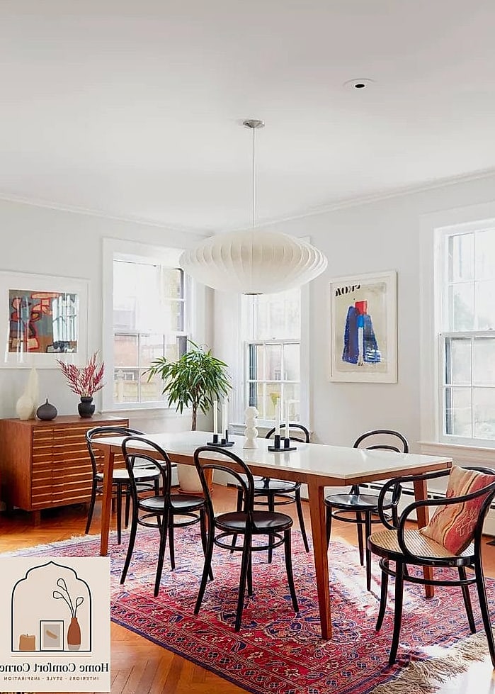 A Statement Rug to Define the Area