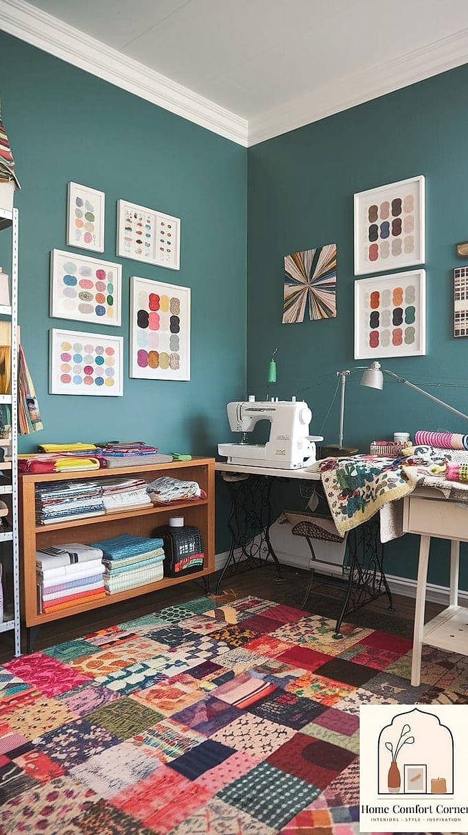 A Statement Rug to Ground the Space