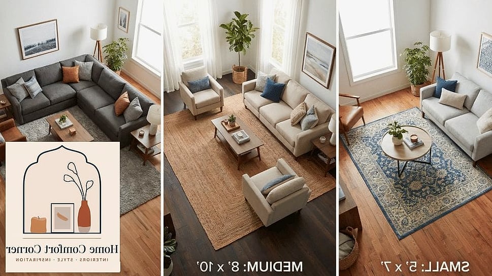 A Statement Rug to Define Zones in Open Layouts