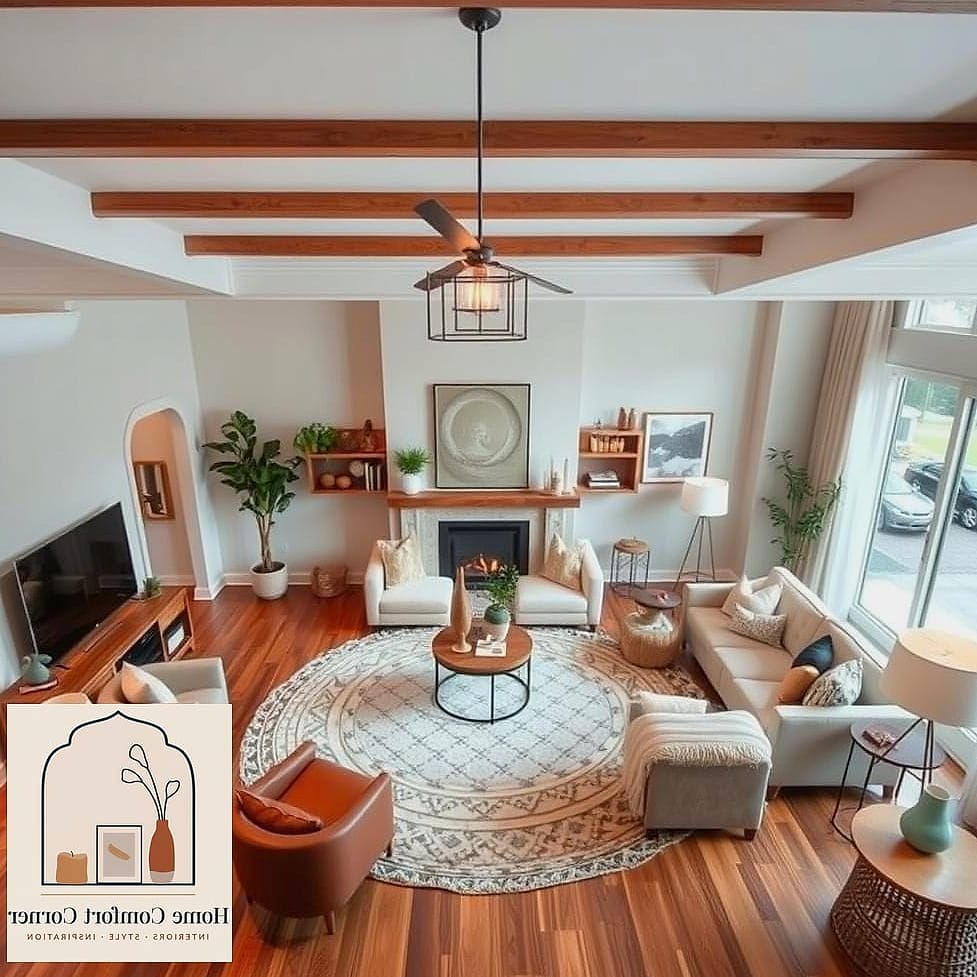A Statement Rug to Anchor the Room