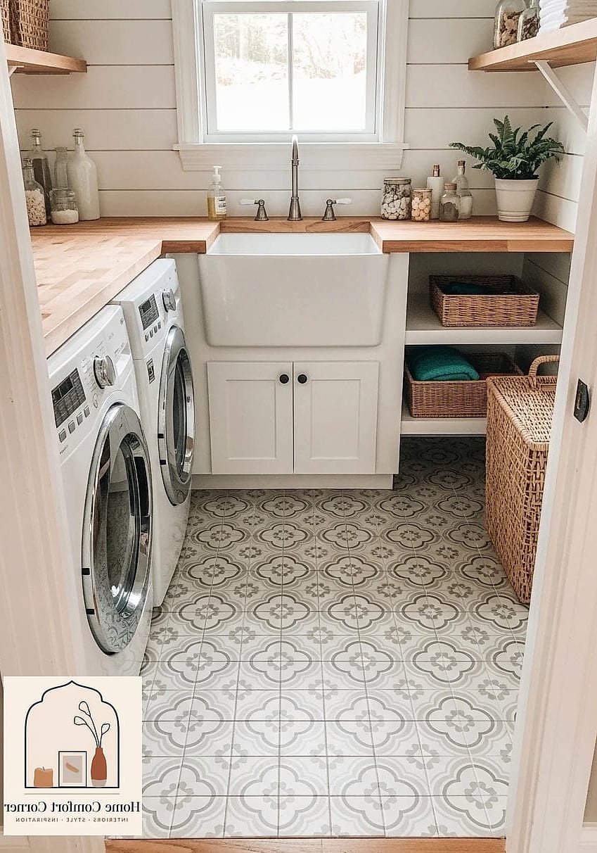A Statement Tile Floor