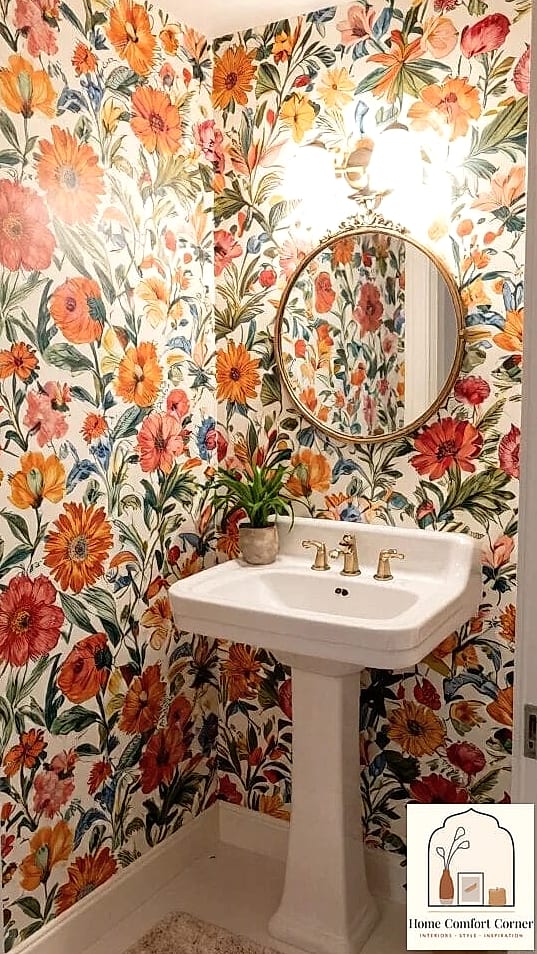 Statement Wallpaper on One Accent Wall